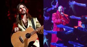 Juanes y J balvin en los Grammy 