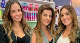 Laura Acuña, Carolina Cruz y Carolina Soto