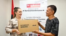 Conozca al ganador de nuestro sorteo de un computador portátil.