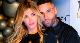 Nicky Jam y la modelo venezolana Aleska Génesis en sus meses de relación.