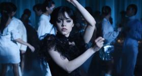 Baile viral de Merlina fue inventado por la actriz Jenna Ortega./Foto: internet