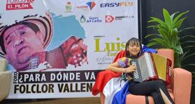 Acordeonera de Chinácota se convirtió en la primera reina vallenata del concurso El Pilón