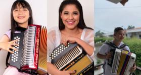 Tres acordeoneros buscan la corona en Valledupar en el Festival de la Leyenda Vallenata