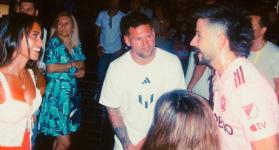 La bienvenida que le dieron Maluma, J Balvin y Camilo a Messi en Miami