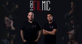 Pese a contar con más integrantes en su grupo de trabajo, la caras visbiles de Filmic son los hermanos Moros, Carlos (izquierda) encargado de la parte musical y Ramón, enfocado en la producción./ Foto: Cortesía.