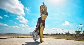 Shakira fue inmortalizada en su natal Barranquilla