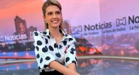 Presentadora de RCN sufrió fuerte golpe durante plena transmisión en vivo