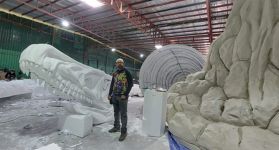 De Chinácota, a Kuwait con sus esculturas