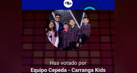 Votación Carranga Kids La Voz