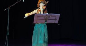 Valentina Velandia ganó premio con su violín