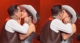 Christian Nodal y Angéla Aguilar al parecer se casaron