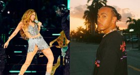 Shakira y Hamilton