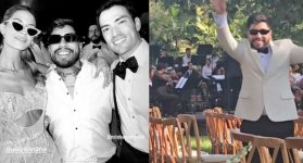 Juanda en la boda de Tafur y Santos