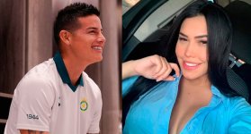 Ana del Castillo y James Rodriguez