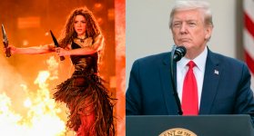 Shakira y Donald Trump