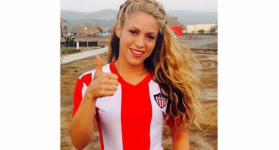  así celebró Shakira el triunfo del Junior