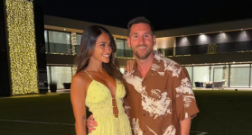 Antonela Roccuzzo y Messi
