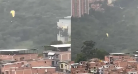 susto de dos parapentistas