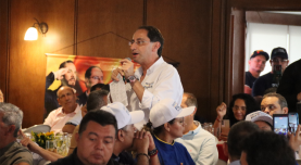 José Manuel Restrepo, fórmula vicepresidencial de Abelardo de la Espriella, visitó Cúcuta.