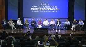 Desde Barranquilla, los candidatos a la Vicepresidencia de Colombia debatieron sobre los problemas de las regiones./Foto Cortesía El Heraldo
