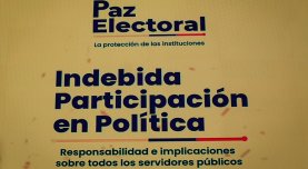 Indebida participación en política
