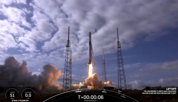 133 satélites fueron colocados en órbita con éxito. 