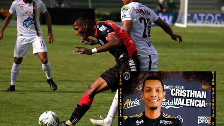 Cristhian Valencia, jugador del Cúcuta Deportivo 2020. Foto: Archivo/La Opinión 