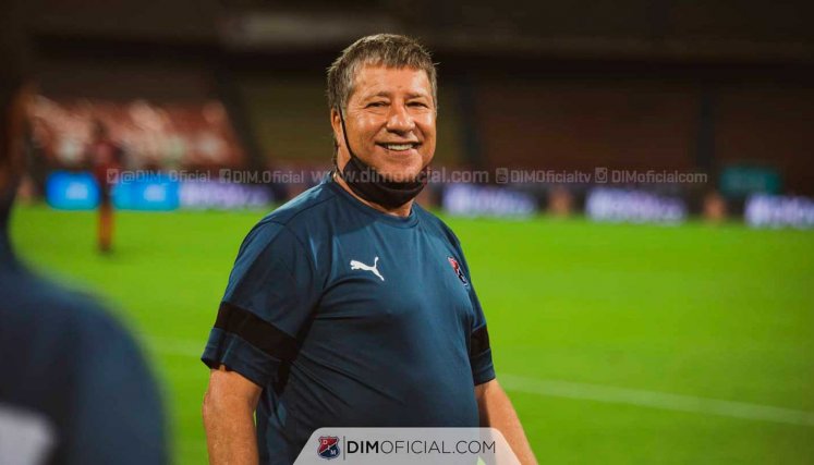 Hernán 'Bolillo' Gómez, director técnico Independiente Medellín./ Foto: DIM