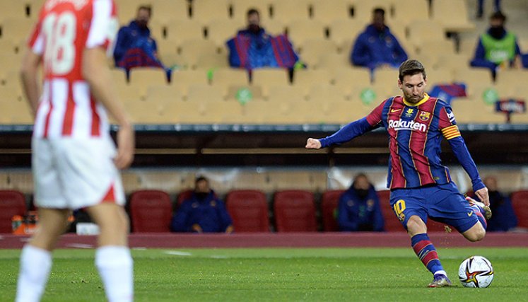 Lionel Messi, figura del Barcelona./ Foto: AFP