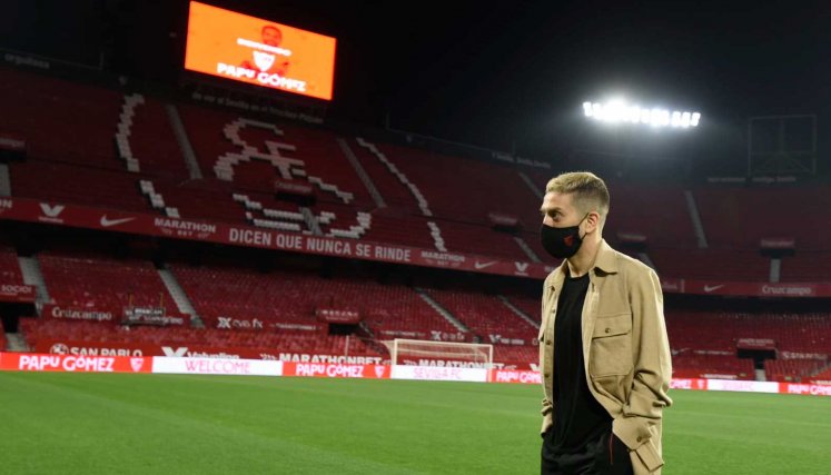 Alejandro 'Papu' Gómez, jugador del Sevilla/ Foto: Sevilla. 