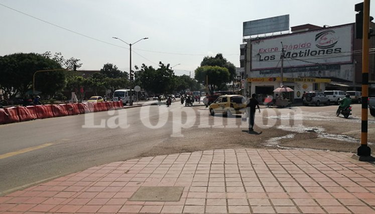 En este punto del barrio Latino de Cúcuta ocurrió la discusión que dejo a un hombre herido.