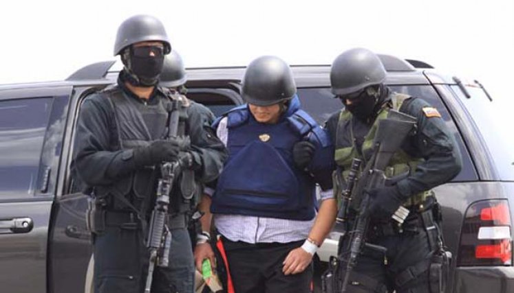 La identidad de los detenidos pertenecientes a Los Rastrojos, no fue dada a conocer por las autoridades venezolanas. (Foto: Cortesía)