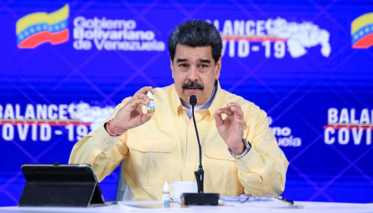 Nicolás Maduro, presidente de Venezuela./Foto Afp