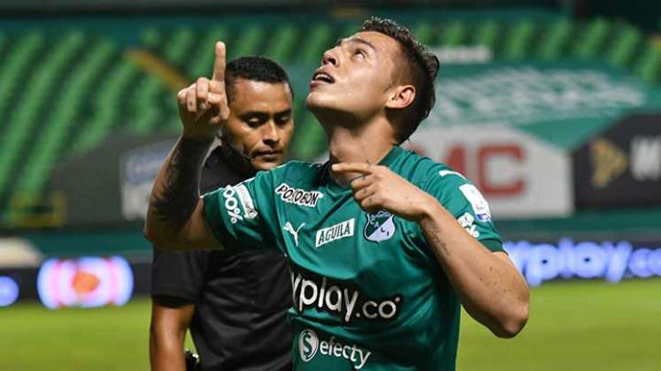 Michell Ramos, delantero cucuteño al servicio del Deportivo Cali