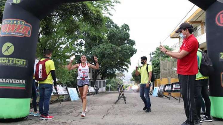 Yajaira Rubió atleta de Arboledas Norte de Santander