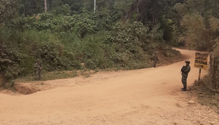 Enfrentamientos en zona fronteriza