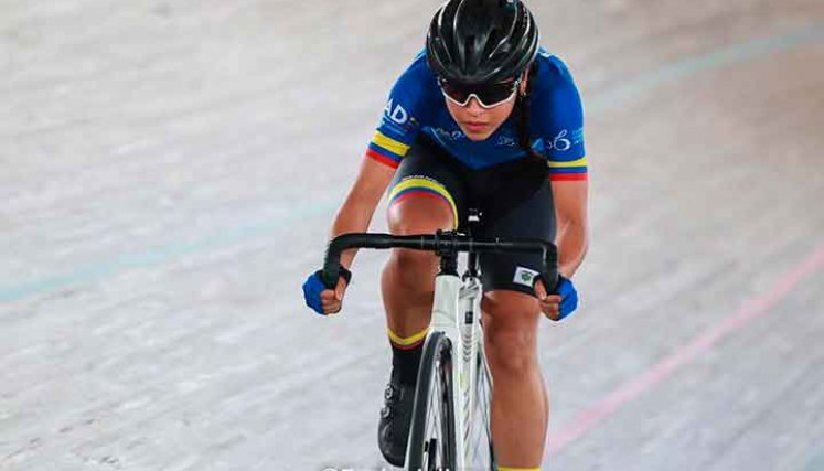 Daniela Carrero, corredora cucuteña perteneciente al equipo Colombia Tierra de Atletas.