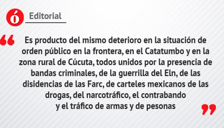 Editorial 'Percepción de inseguridad'