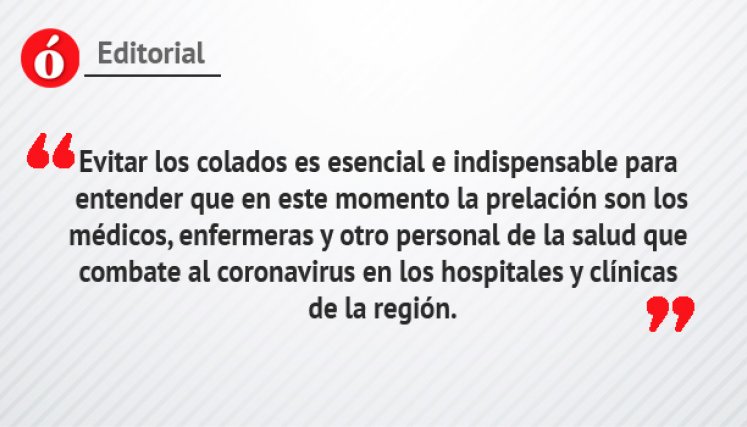 Editorial del sábado 13 de febrero de 2021