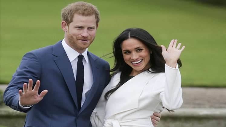 Príncipe Enrique y su esposa Meghan.