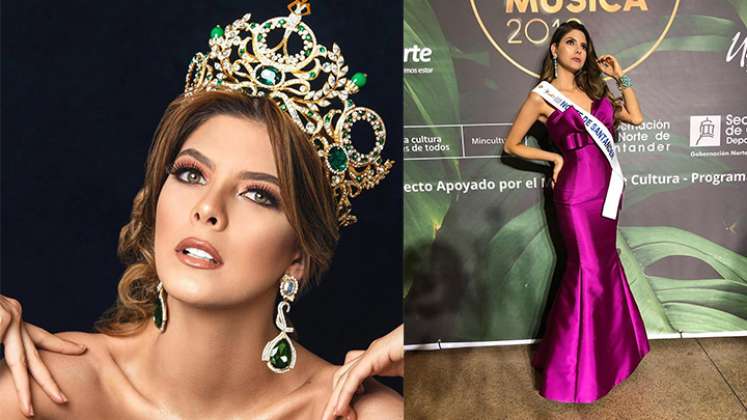 Natalia Manrique representó a Norte de Santander en el Concuro Nacional de Belleza en 2019.  