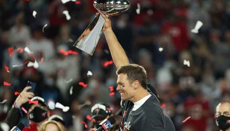 Tom Brady alcanzó su séptimo Super Bowl. 