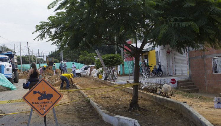 En febrero de este año se reiniciaron las obras para terminar de construir  lo que había quedado pendiente. / Foto: La Opinión