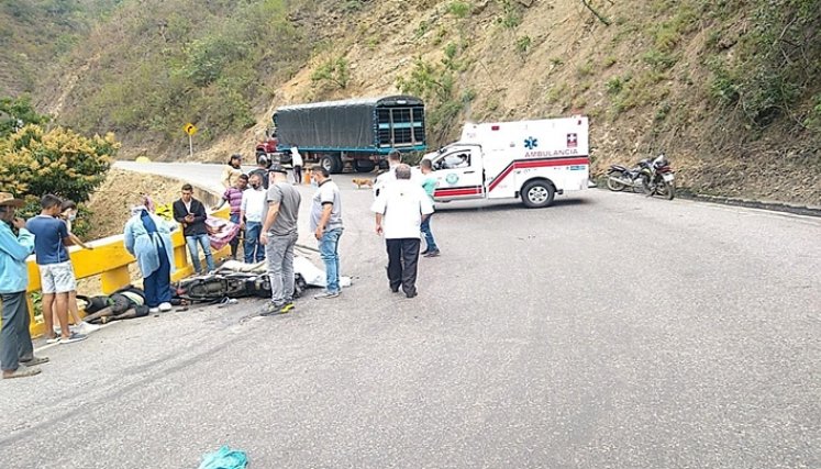 Una persona muerta y otra herida dejó un accidente de tránsito ocurrido en la vía Ábrego-Cúcuta.
