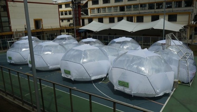 Los domos epidemiológicos se pueden ubicar en cualquier lugar.