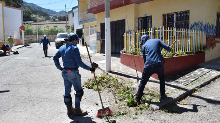 Las zonas verdes y espacio público son intervenidos con frecuencia./ Foto: Cortesía.