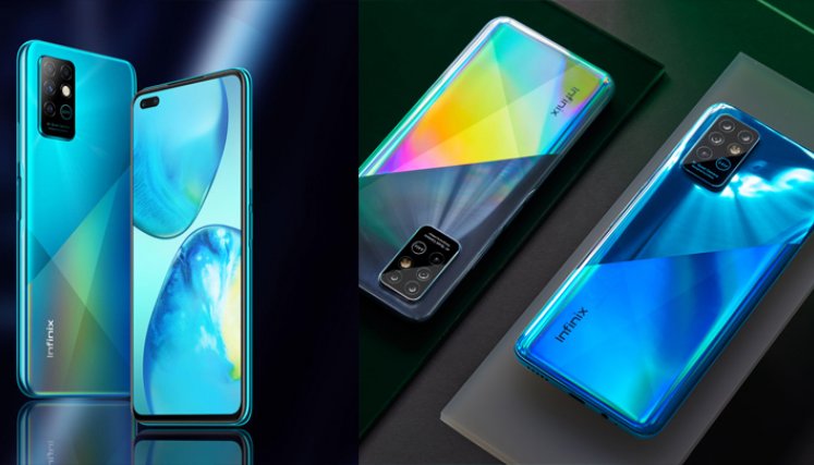 Infinix Note 8 y Note 8i Los equipos estarían disponibles en las opciones de color Obsidian Black, Tranquil Blue y Ice Diamond