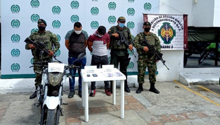Los detenidos acababan de cobrar el dinero en zona rural de Ocaña.