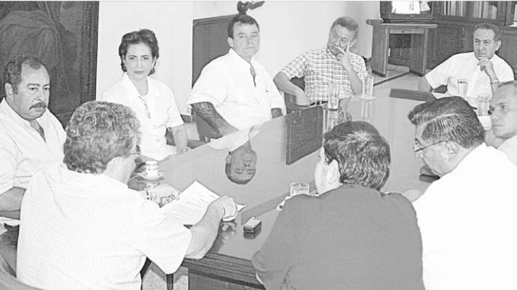 Reunión de la Junta de creación del museo de Cúcuta.