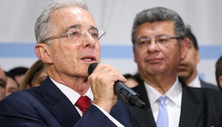 Álvaro Uribe Vélez.
